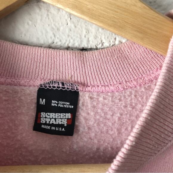 Vintage 80’s Penguin I Love Saturdays, Sundaes And You Sweatshirt - Picture 3 of 9